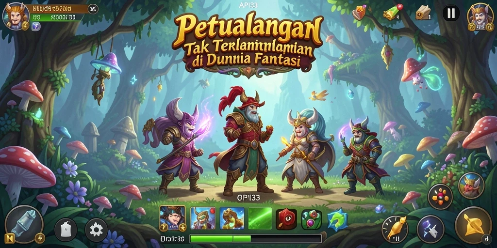 Tangkapan layar utama API33 menampilkan aksi seru dalam petualangan yang mendebarkan.