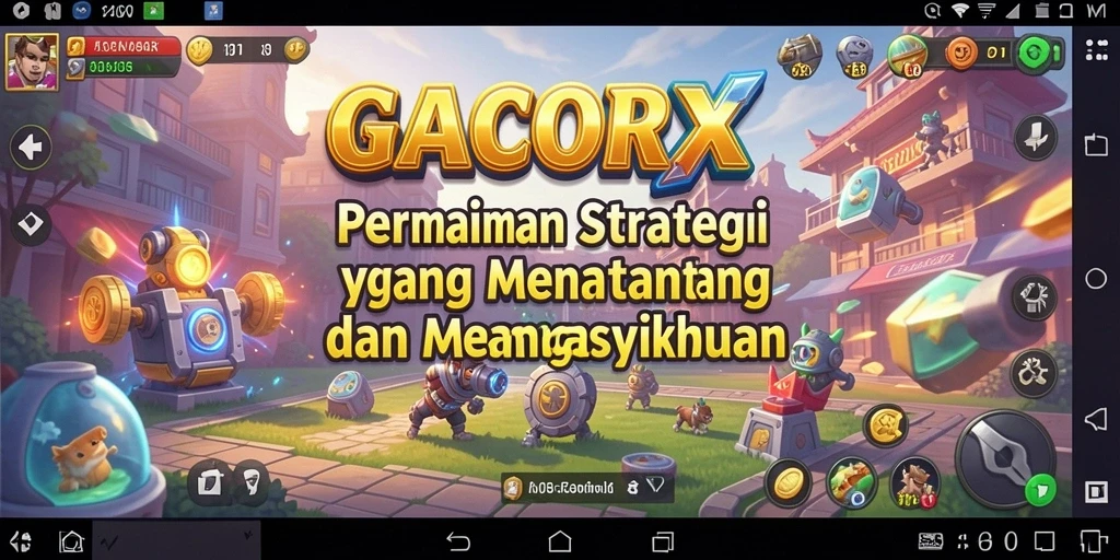 Gameplay seru GACORX dengan strategi mendalam.