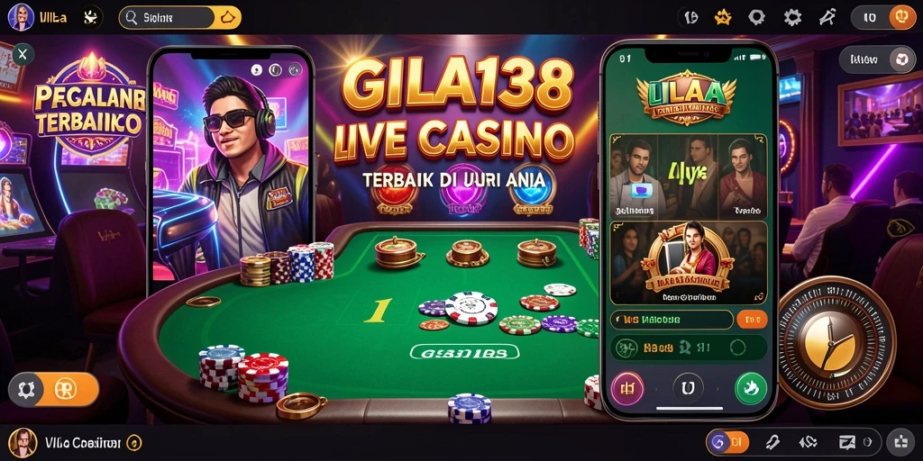 Screenshot gameplay GILA138 menampilkan dealer ramah dan grafik memukau.