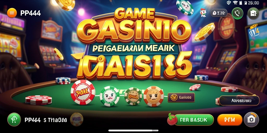 Tampilan gameplay <strong>PP444</strong> yang mengasyikkan dengan suasana Kasino.
