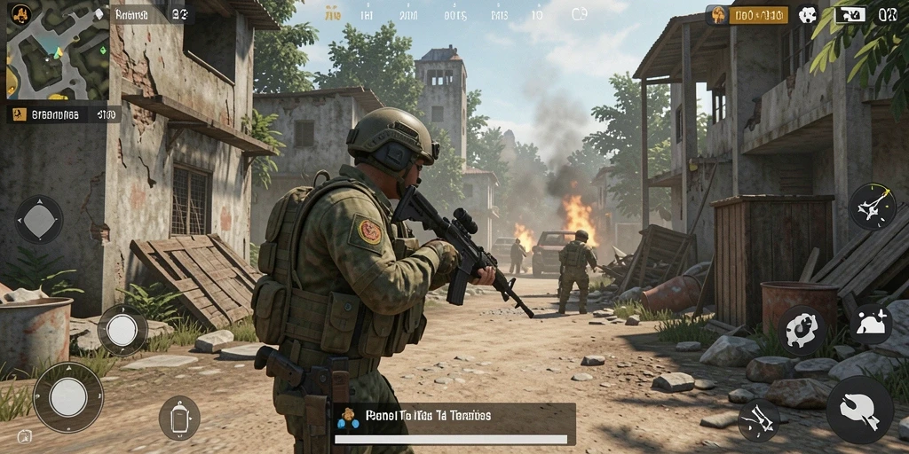 Tampilan gameplay S13 yang mendebarkan dan penuh aksi.