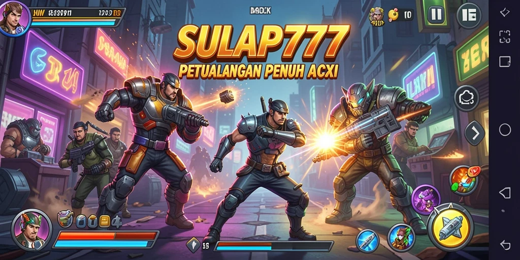 Tampilan gameplay menarik dan penuh aksi dari SULAP777.