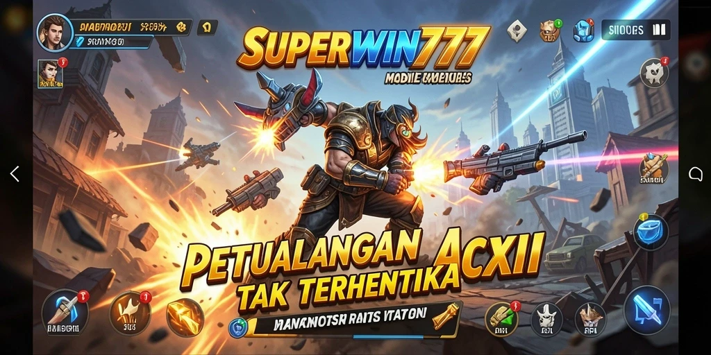 Tampilan aksi mendebarkan dalam SUPERWIN777 dengan grafis luar biasa.